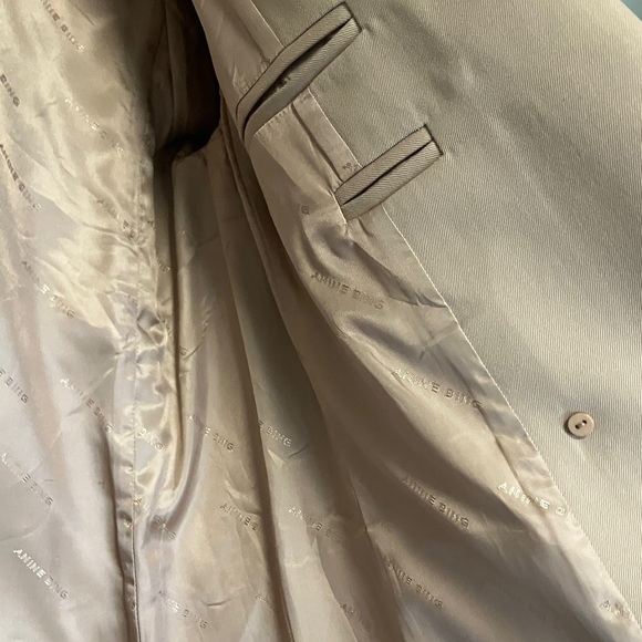 Anine Bing Madeleine Wool Blazer Deep Sand - Picture 5 of 16